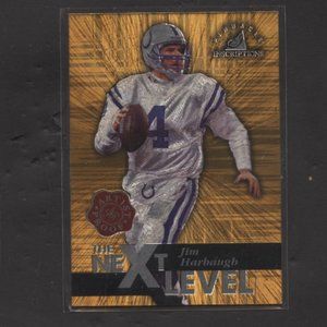 1997 PINNACLE INSCRIPTIONS ARTIST PROOF OF JIM HARBAUGH INDY COLTS
